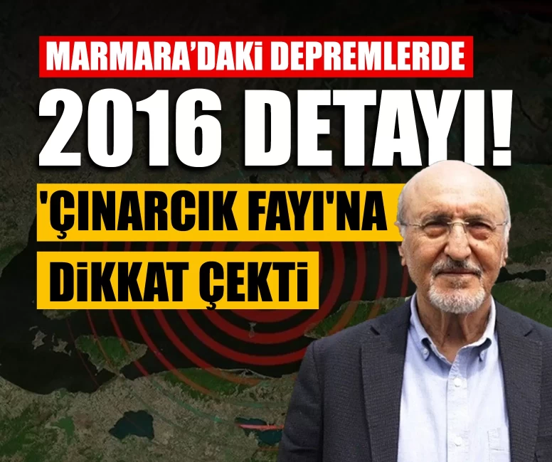 Marmara’daki depremlerde 2016 detayı!