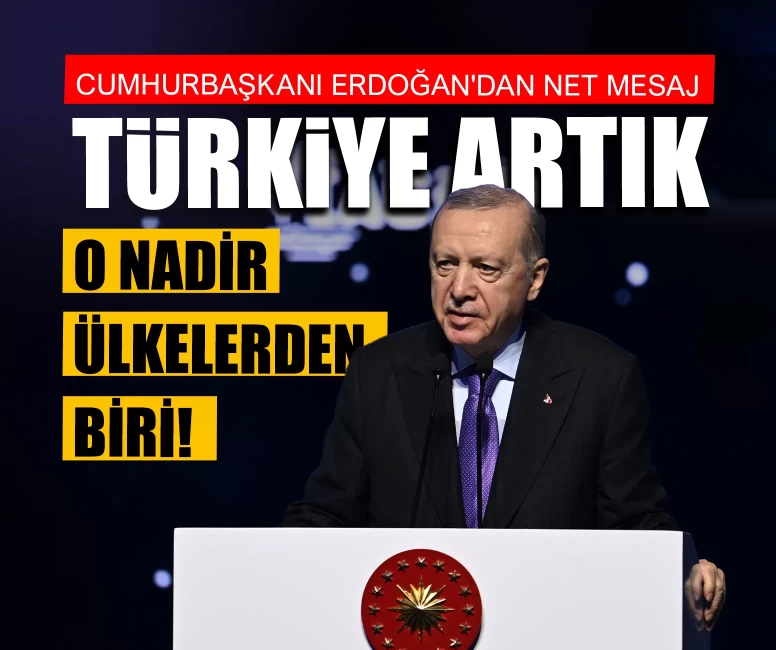 Cumhurbaşkanı Erdoğan'dan Uzay Kongresi'nde net mesaj!