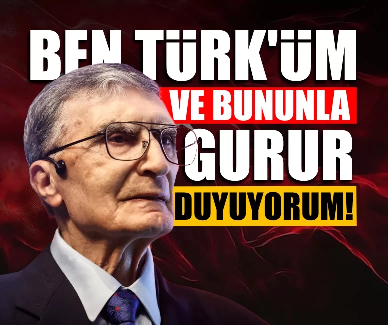Aziz Sancar kürsüden haykırdı: 'Dünyanın her yerinde ben Türk'üm diyorum...'