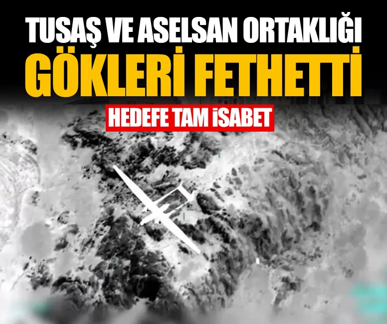 AKSUNGUR sığınak delici TOLUN ile ilk atışını yaptı