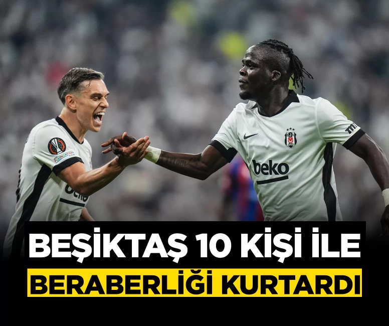 Beşiktaş, Crystal Palace ile berabere kaldı!