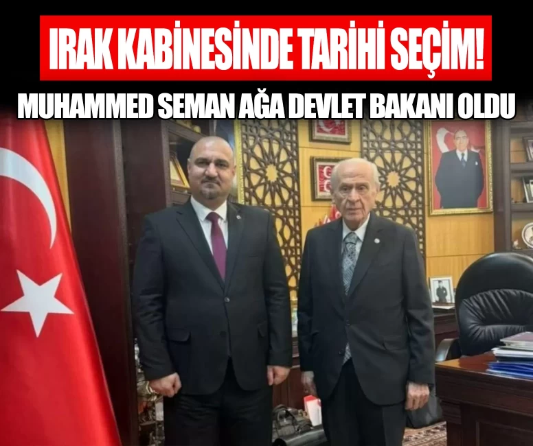 Irak'ta yeni kabine üyeleri belli oldu: Muhammed Seman Ağa Devlet Bakanı seçildi