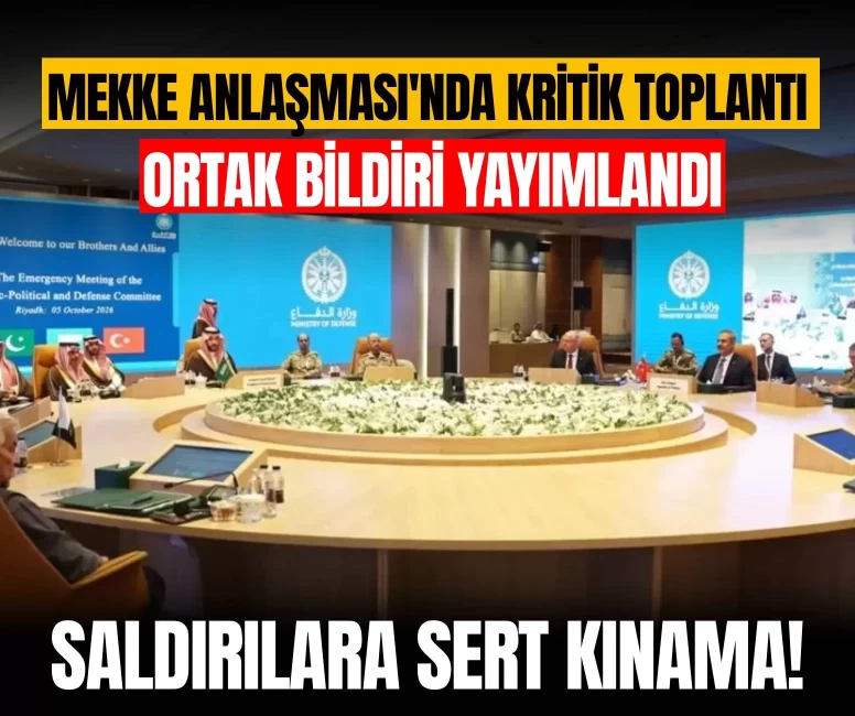 Mekke Ortak Savunma Anlaşması'nın Komite Toplantısı sonrası ortak bildiri yayımlandı
