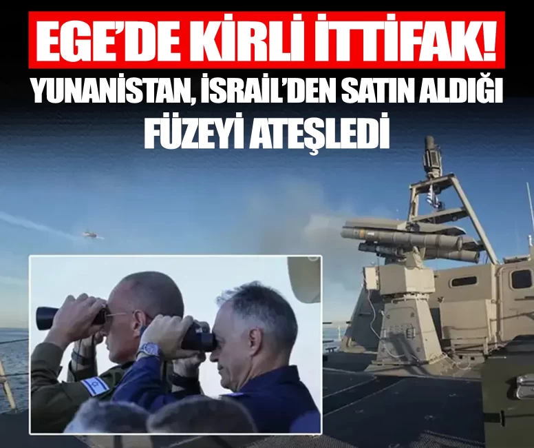 Ege'de kirli ittifak! Yunanistan ve İsrail’den Girit açıklarında ortak tatbikat: Fırkateyn batırıldı