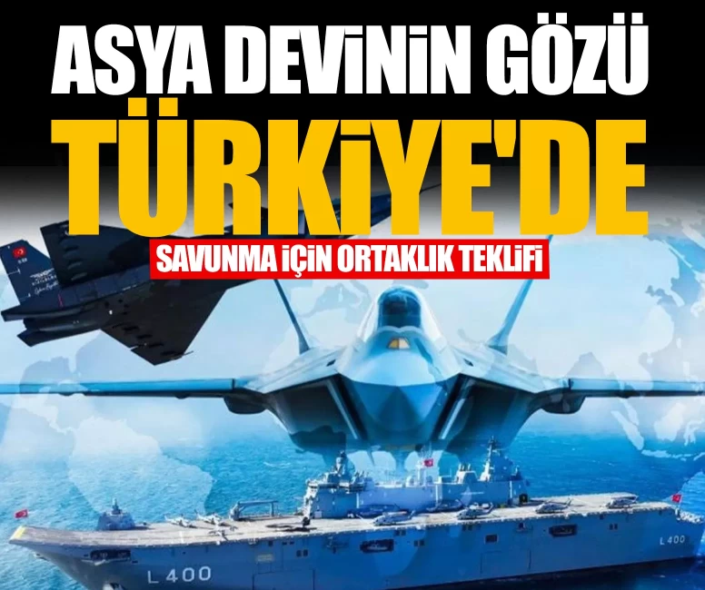 Asya devinin gözü Türkiye'de