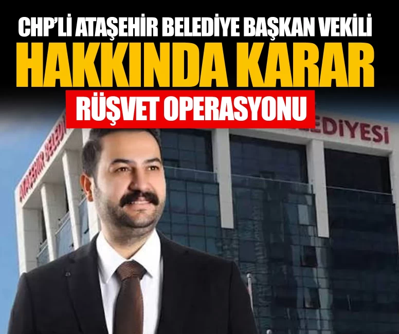 CHP’li Ataşehir Belediye Başkan Vekili dahil 5 tutuklama