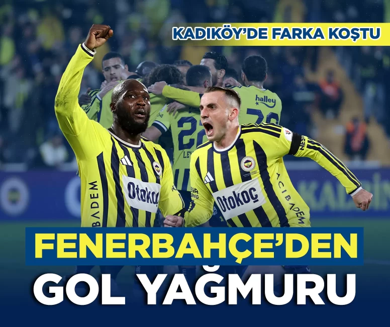 Fenerbahçe'den Kadıköy'de gol yağmuru! Alanyaspor'u 3 golle geçti!