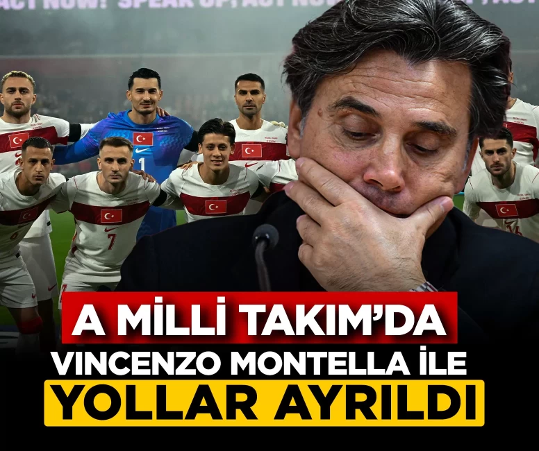 A Milli Takım'da Montella ile yollar ayrıldı