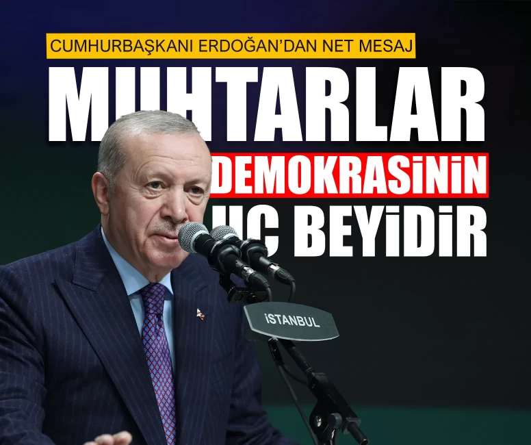 Cumhurbaşkanı Erdoğan'dan Beştepe'de net mesaj!