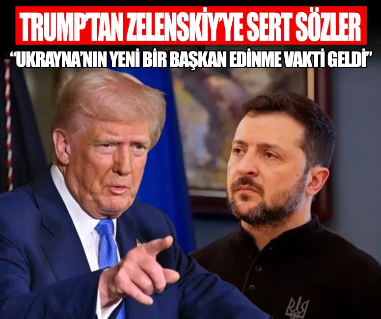 Trump'tan Zelenskiy'ye sert sözler: Ukrayna'nın yeni bir başkan edinme vakti geldi