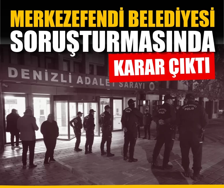 Merkezefendi Belediyesi operasyonunda 5 kişi tutuklandı