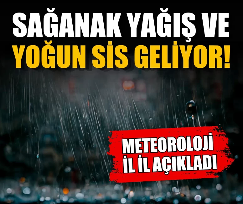 İstanbul'da bu akşam sağanak var! Cumartesi hangi illerde yağış bekleniyor?