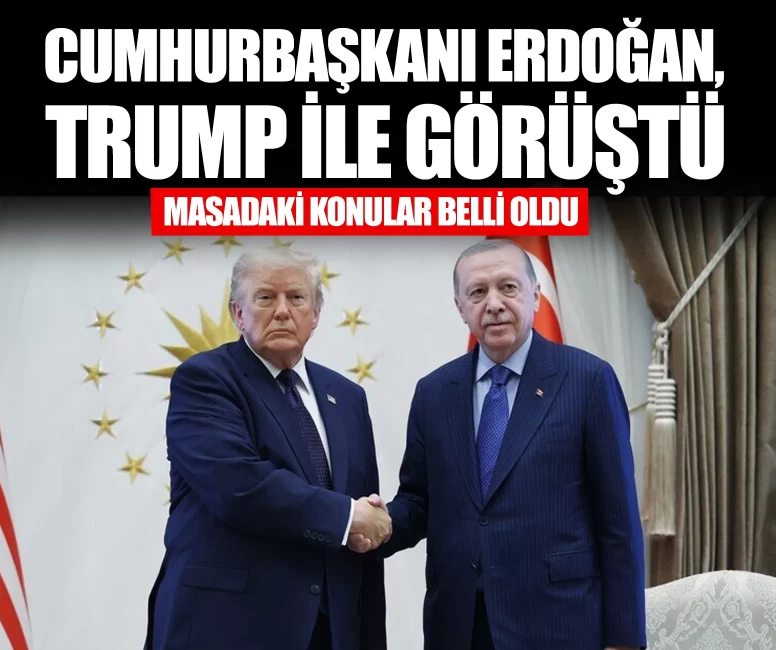 Cumhurbaşkanı Erdoğan, Trump ile görüştü