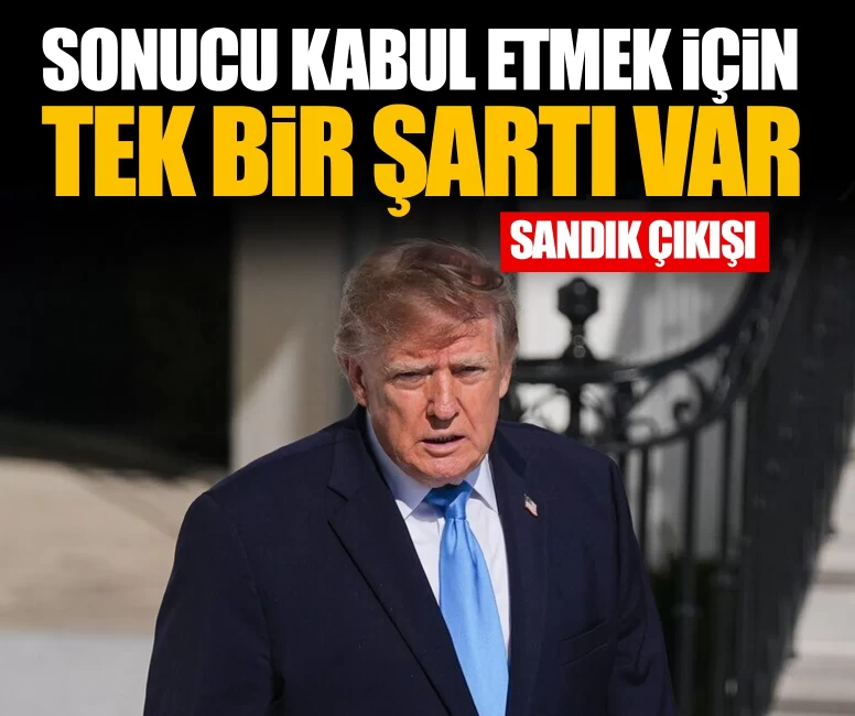 Trump'ın seçim sonucunu kabul etmesi için tek bir şartı var