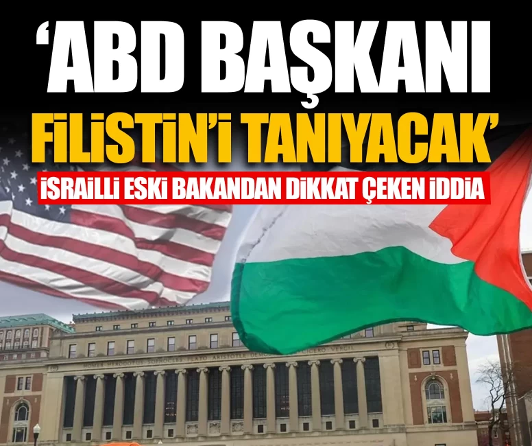 İsrailli eski bakandan bomba Filistin iddiası