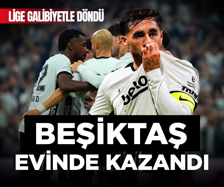 Beşiktaş, Kocaelispor karşısında iki golle kazandı!