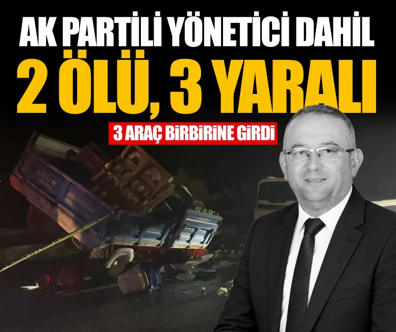 Sakarya'da 3 araç birbirine girdi