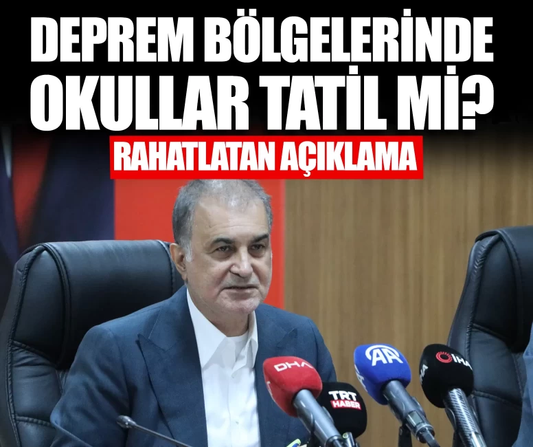 AK Partili Çelik’ten Adana ve Osmaniye depremleri açıklaması