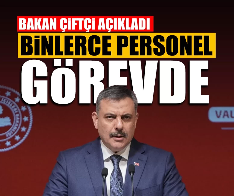 İçişleri Bakanı Çiftçi'den 'KPSS' açıklaması
