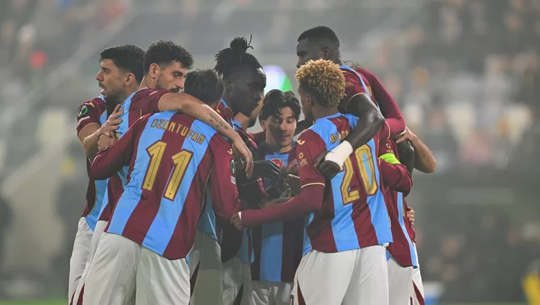 Trabzonspor, Konferans Ligi'ne galibiyetle başladı