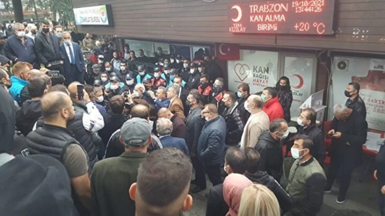 Trabzon'da tehlikeli gerginlik!