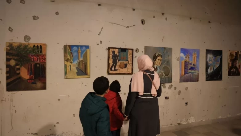 Halep’te sanat yeniden doğuyor