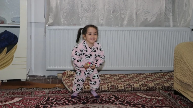 Kahramanmaraş depreminden kurtarılan "Enkaz bebek" 2 yaşında