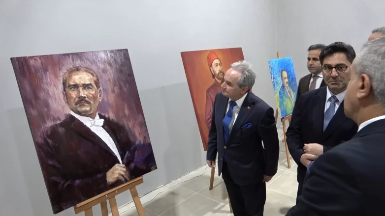 Türk Dünyası 8. Çoruh Plastik Sanatlar Çalıştayı başladı! Turan ruhu, sanatla İspir’de buluştu