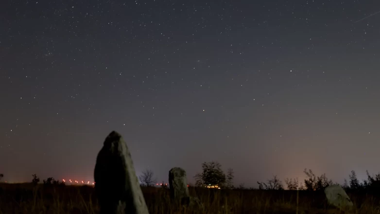 Perseid meteor yağmuru Edirne'de görüntülendi