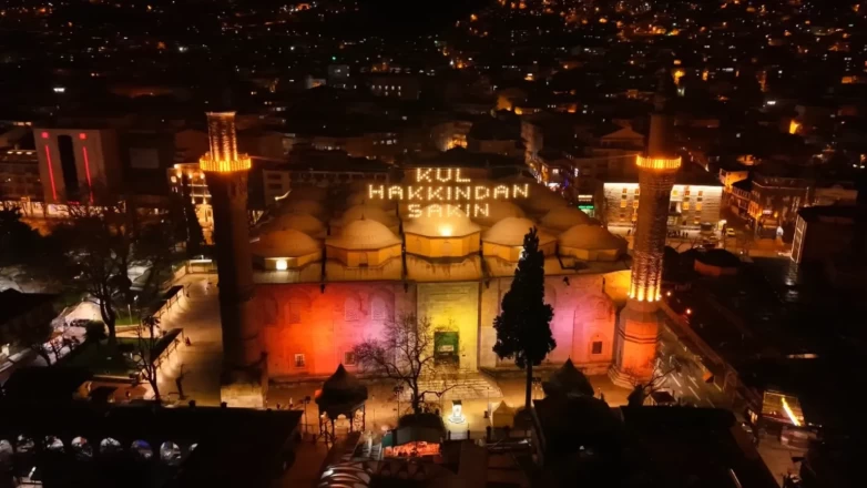 Asırlık gelenek yeniden Bursa semalarında! "Kul hakkından sakın"