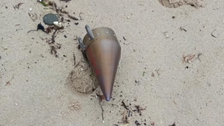 Çatalca sahilinde hareketli dakikalar! Kıyıya füze başlığı vurdu