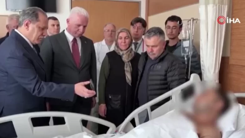 Bakan Çiftçi'den yaralı polise 'Geçmiş olsun' telefonu