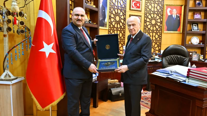 MHP Lideri Bahçeli, Kerkük Valisi Muhammed Seman Ağa’yı kabul etti
