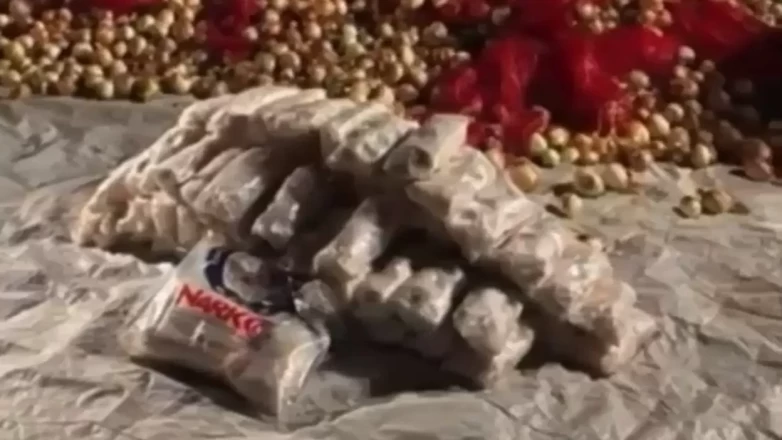 Soğan yüklü TIR’dan 150 kilo metamfetamin çıktı