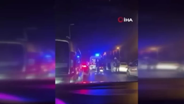 İstanbul'da kaçan şüphelinin peşine düşen Yunus Timi kaza yaptı