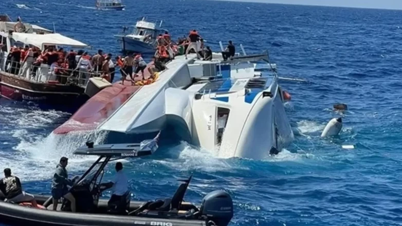 Girne'deki Filo Jet faciasında yeni görüntüler ortaya çıktı! Gemideki kırık böyle görüntülendi