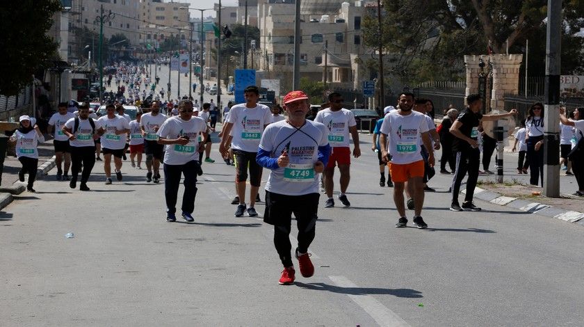 Filistin'de tepki maratonu 1