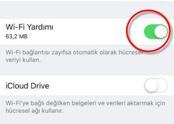 WiFi kullanırken meğer... Bu ayar kapalıysa şimdi açın 6
