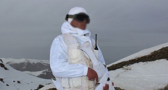 Karlı dağların zirvesinde vatan savunması! 1