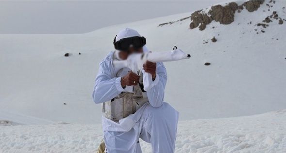 Karlı dağların zirvesinde vatan savunması! 2