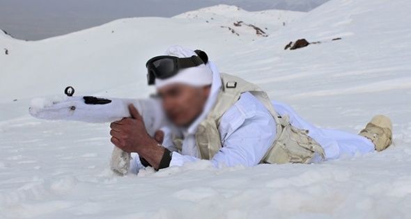 Karlı dağların zirvesinde vatan savunması! 3