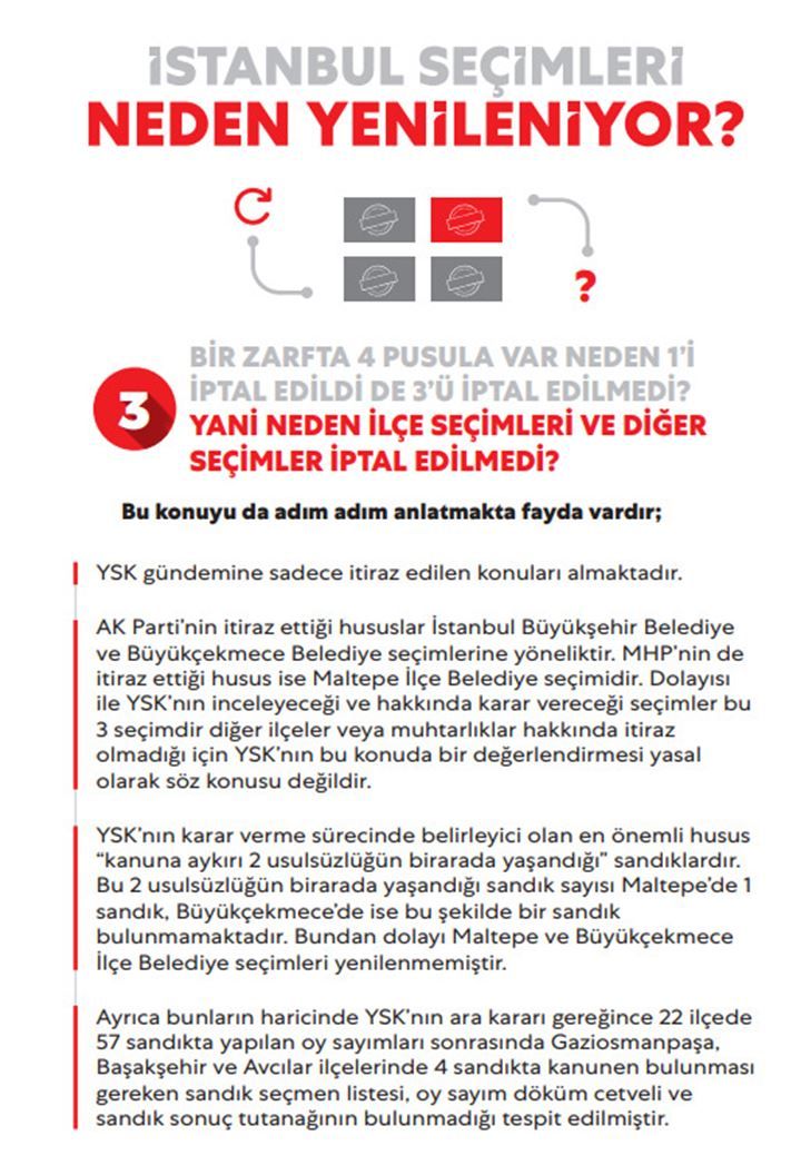 Seçimler neden yenileniyor? İstanbul kararı için işte o kitapçık​ 4