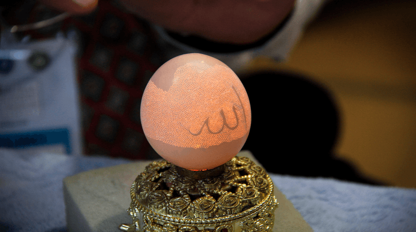 Yumurta kabuklarını sanat eserine dönüştürüyor 10