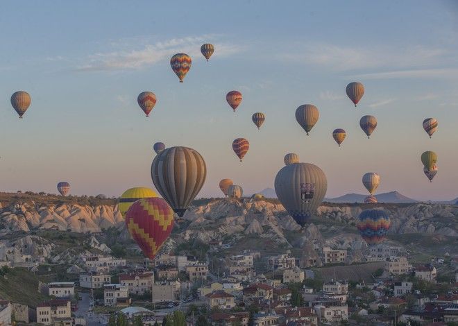 Turistlerin gözdesi sıcak hava balonları 16