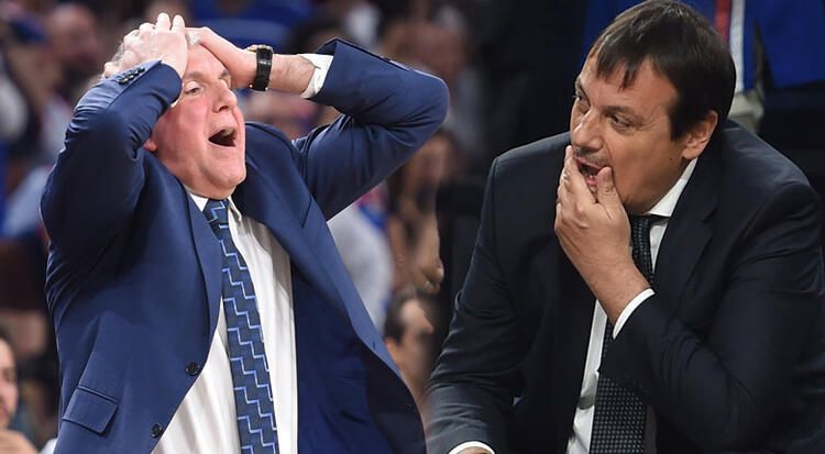 Ergin Ataman'dan maç sonu olay görüntü! 7