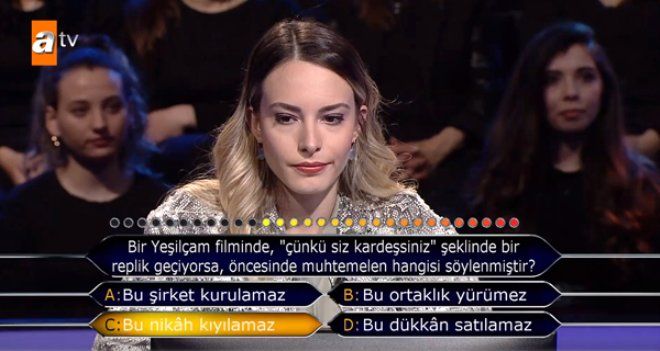 Kim Milyoner Olmak İster'e damgasını vurdu! 1 milyonluk soru... 2