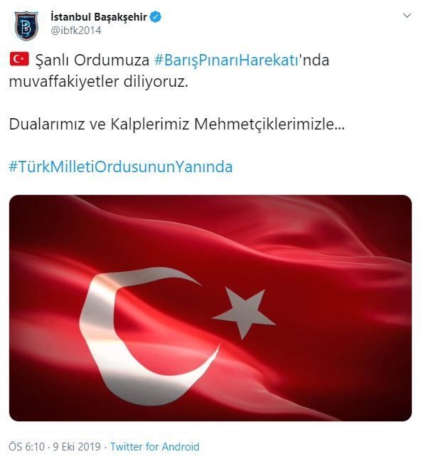 Operasyon sürüyor! Futbol camiasından Mehmetçik'e tam destek 13