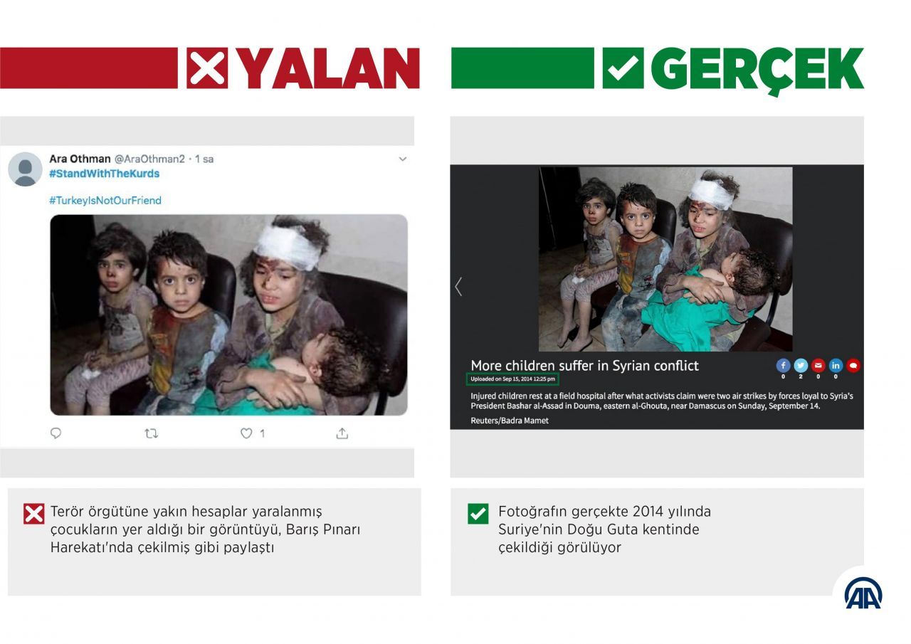 Harekatla ilgili  teröristlerin yalanlarına karşı işte gerçekler 21