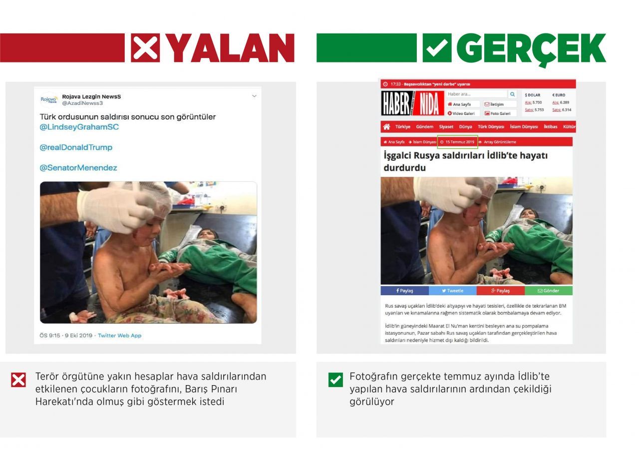 Harekatla ilgili  teröristlerin yalanlarına karşı işte gerçekler 9