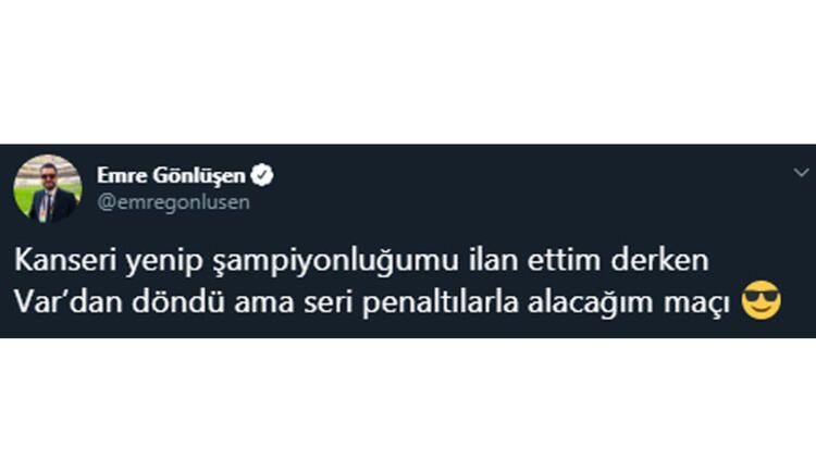 Emre Gönlüşen'e destek mesajları! Kanseri yendim derken... 2
